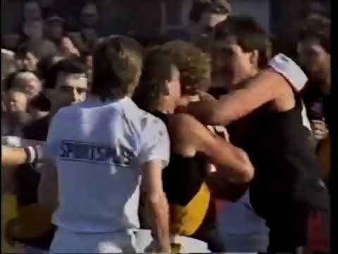 13 yrs after infamous Windy Hill Brawl, the same teams met, on the same ground, and a brawled. VFL