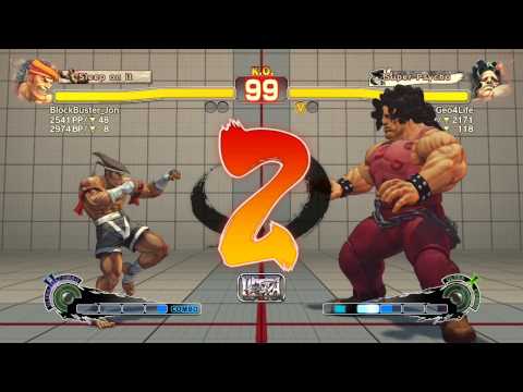 Ultra Street Fighter IV:  BlockBuster Jon vs DZ