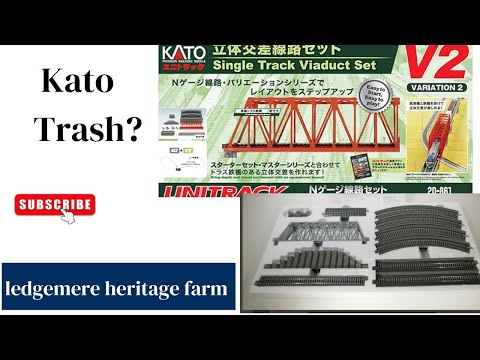 Kato N Scale V2 Viaduct Set Unboxing/Assembly/Review