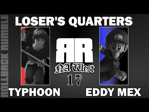 Typhoon (Marth) vs Eddy Mexico (Luigi) | Loser's Quarters | Rollback Rumble: NA West 17