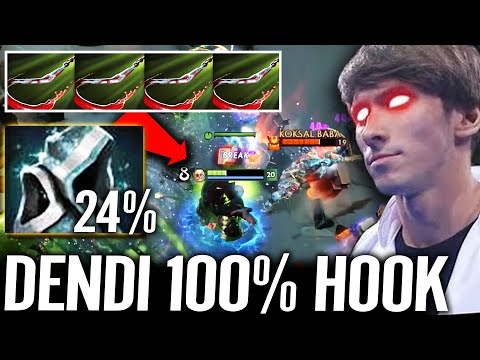 🔥 100% HOOK DENDI Legend Pudge - Eternal Shroud New Meta Aghanim's Shard WTF Imba Dota 2 Pro Offlane