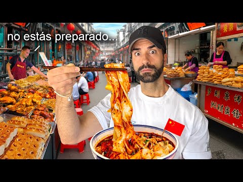 Sobreviví 100 Horas Comiendo SÓLO Comida Tradicional China (Pekín, Xi’an y Shanghái)