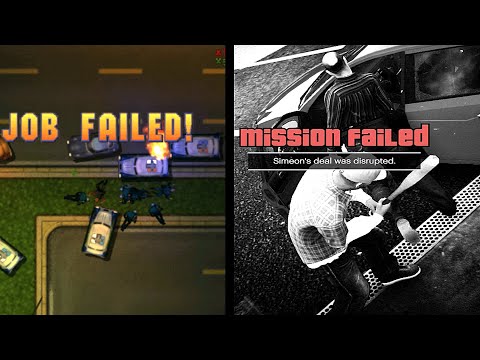 "Mission Failed!" on all GTA Games