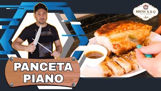 Panceta Piano duas texturas em uma combinação perfeita