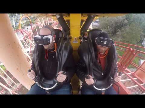 Galactic Attack POV - The interactive VR real life roller coaster