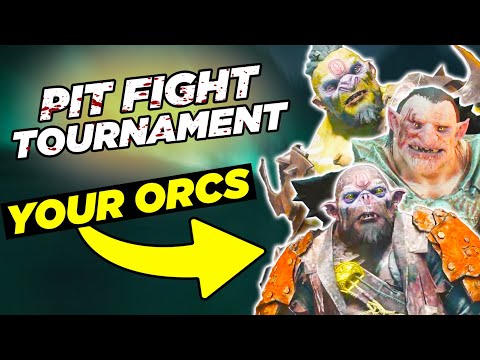 CREATING AN INSANE PIT FIGHT TOURNAMENT USING YOUR ORCS! 🔥 LOTR Middle Earth Shadow of War Series