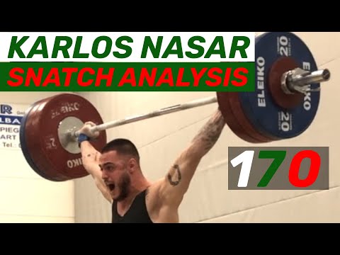 Karlos Nasar 170kg Snatch Analysis