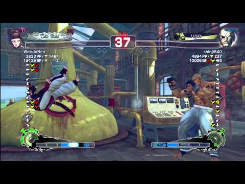 WeirdoNeo (Juri) Vs. shinji840 (Sagat)