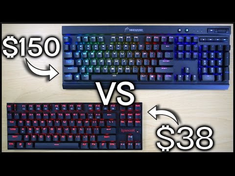 $38 vs $150 Mechanical Gaming Keyboard!