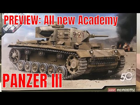 Preview  Academy Models 1/35  Panzer III ausf J (ALL NEW TOOLED KIT)