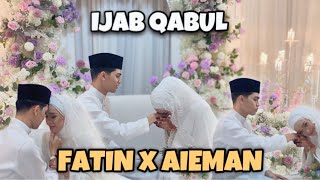 Download lagu DENGAN SEKALI LAFAZ ,FATIN & AIEMAN KAHWIN mp3