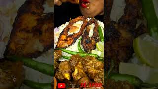 Download lagu ASMR Eating Mutton Curry Whole Chicken Curry Fish Fry and Rice Big Bites Eating Spicy Mukbang#eating mp3