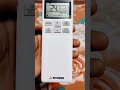 Mitsubishi Heavy Duty Air Conditioner Remote