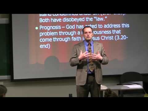 Dr. Dave Mathewson, New Testament Literature, Lecture 15, Romans, Intro to 1 Corinthians