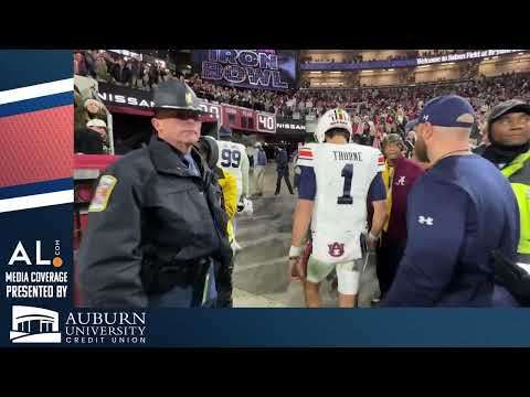 Auburn leaves the field at Alabama after losing the Iron Bowl
