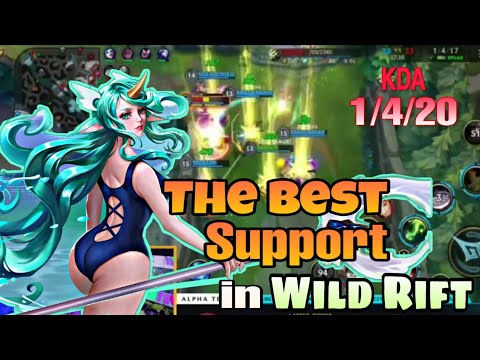 The Best Support Champion in League of Legend : Wild Rift | Soraka Full Gameplay | Alpha Test