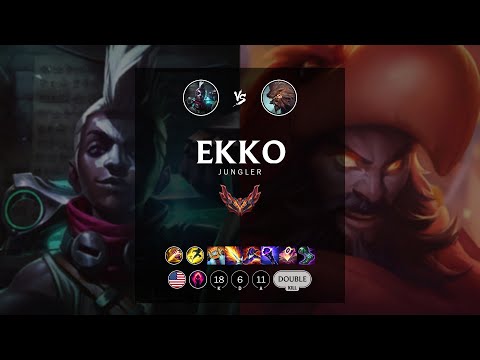 Ekko Jungle vs Udyr - NA Grandmaster Patch 12.14