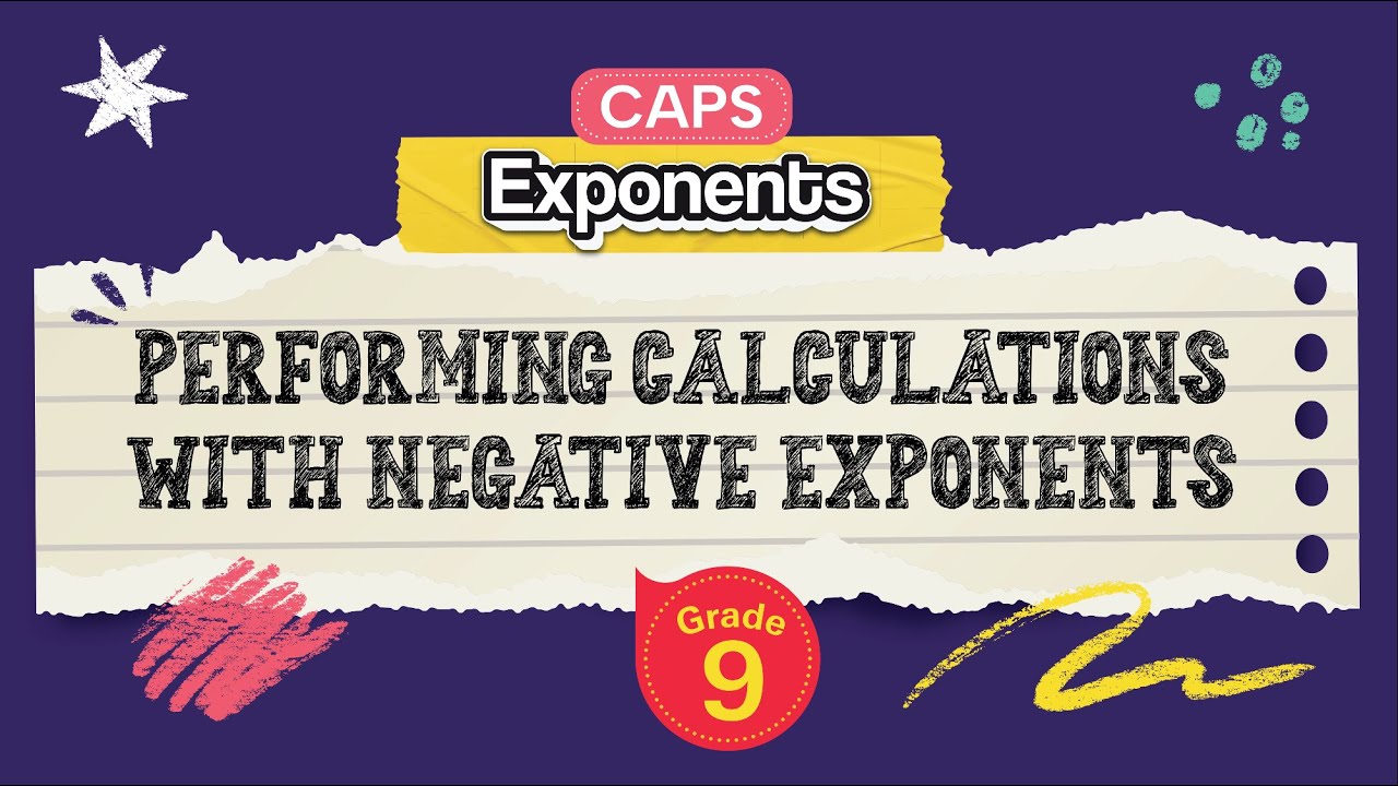 Performing Calculations with Negative Exponents