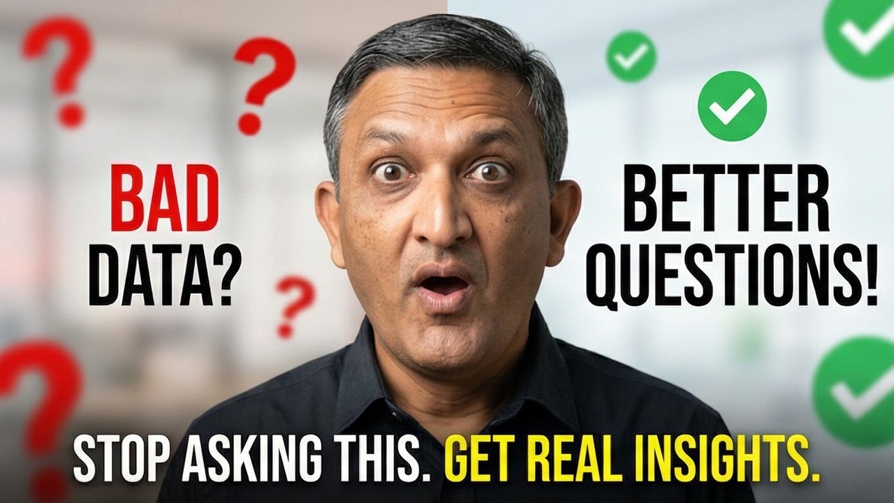 Ask Better Questions, Get Better Data — qualitative data masterclass