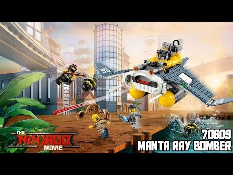 Lego The Lego Ninjago Movie: 70609 Manta Ray Bomber Set Review