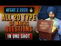 Complete AFCAT MATHS In One Shot Every Type Of Maths Questions For AFCAT 2 2026 AFCAT 2026 Maths