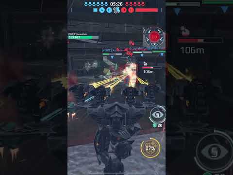 #Behemoth helps clear mid | #warrobots War Robots | #loki #lynx | game link in description