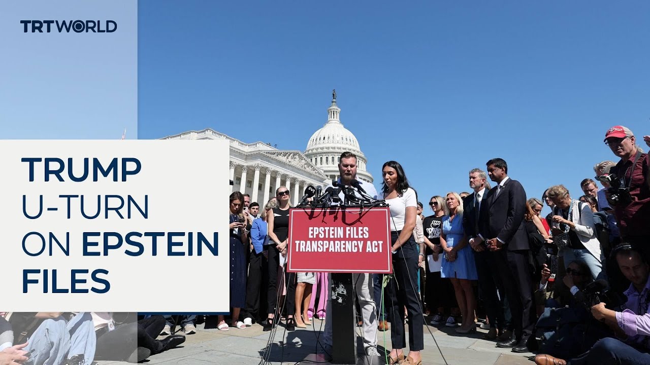 Trump urges Republicans to vote for release of Epstein documents