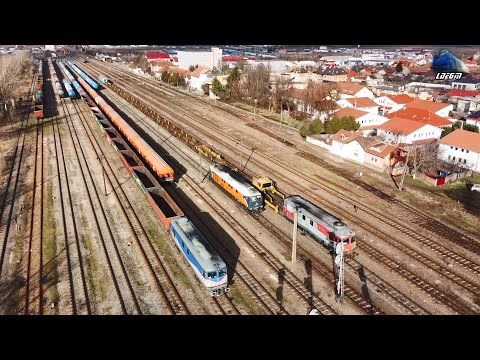 Locomotive Diesel & Stadiul Lucrărilor în Gara Episcopia Bihor - 28 Ianuarie 2025