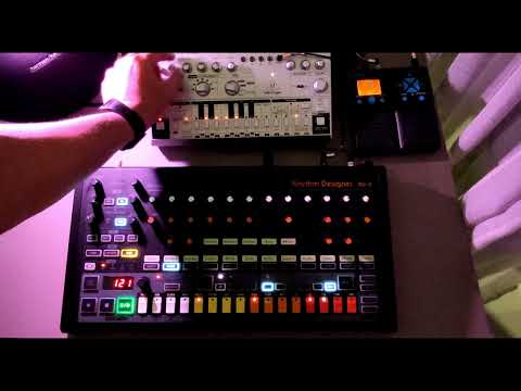 Daft Punk Around the World  Behringer Td-3 download free patterns bass line Dawless RD8 Analog Synth