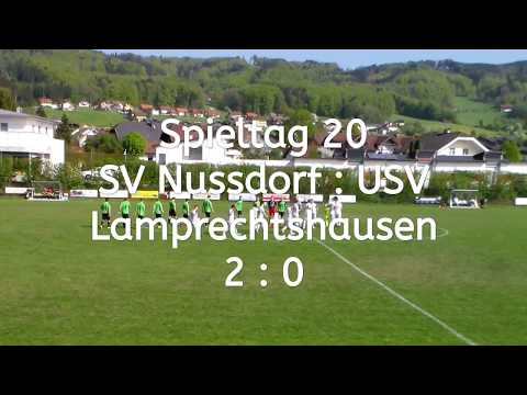 SV Nussdorf 2 : 0 USV Lamprechtshausen