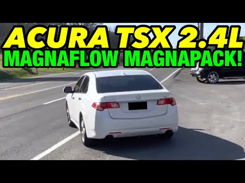 2013 Acura TSX 2.4L I4 Dual Exhaust w/ MAGNAFLOW MAGNAPACK & MUFFLER DELETE!