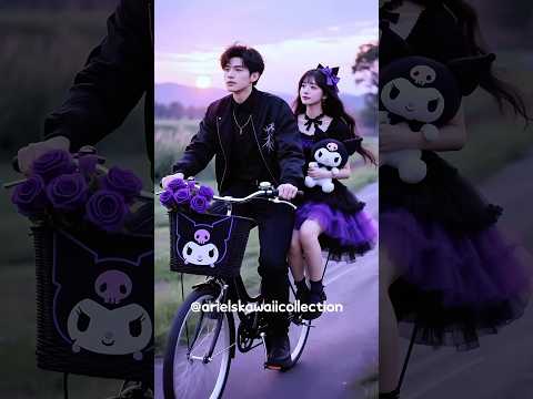 Which Sanrio cycling couple gives you the biggest heart eyes?💘Kuromi, My Melody or Cinnamoroll?