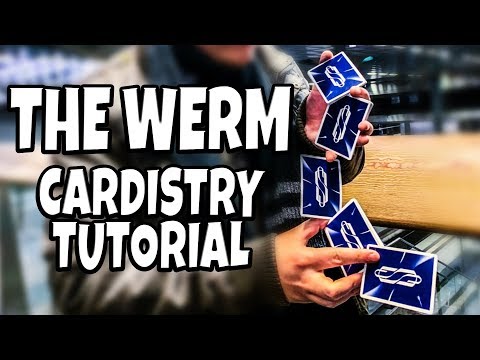 THE WERM - Cardistry Tutorial for Beginners (Learn Flourish in German)