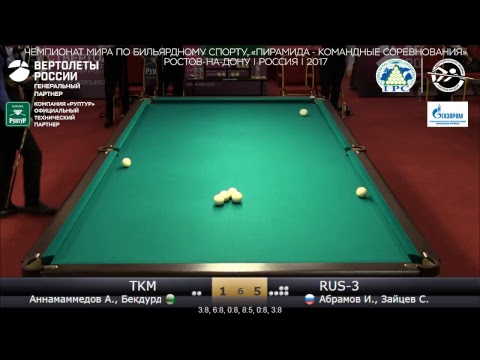 CM2017 (Аннамаммедов А., Бекдурдыев И.)  TKM - RUS-3 (Абрамов И., Зайцев С.)