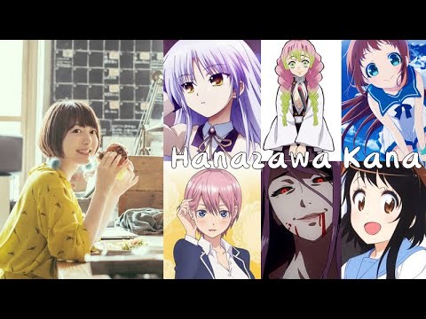 Hanazawa Kana compilation - 15 Anime Characters