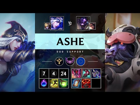 Ashe Support vs Alistar - EUW Master Patch 25.13