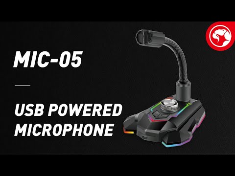 Mikrofonas Marvo MIC-05 RGB video