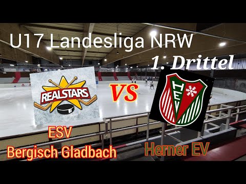 U17 Landesliga NRW. 1. Drittel         ESV Bergisch Gladbach VS Herner EV