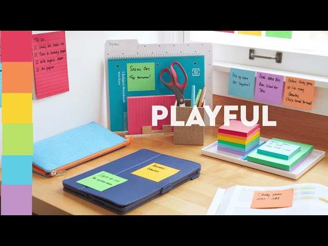 Video Teaser für Post-it® 2022 Colour Collection - Playful