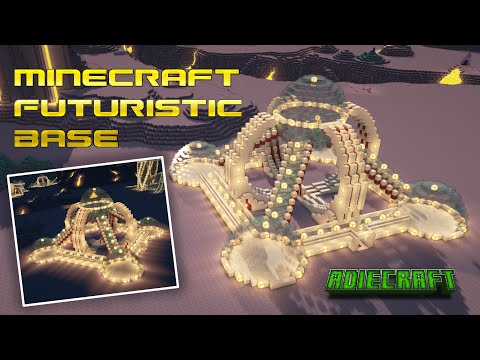 Minecraft Futuristic Base - Futuristic Base Build Timelapse - Futuristic World Download - 1.16