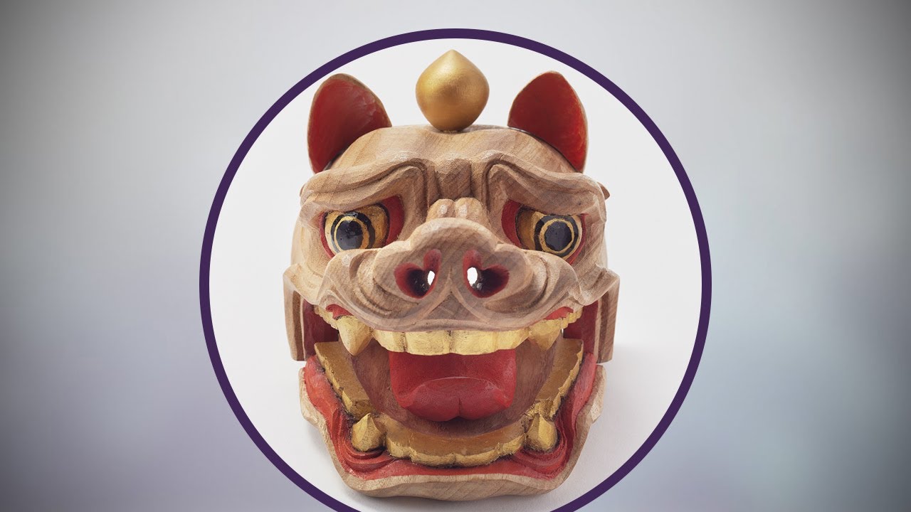 開運獅子頭（北澤木彫刻所）