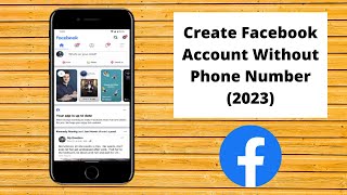 How To Create A Facebook Account Without A Phone Number ✅