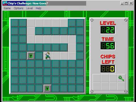 CCLP2 level 22 solution - 27 seconds