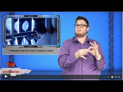 Permanent hair dyes linked to breast cancer (ASL - 12.5.19)