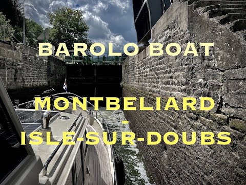 Timelapse nr 034 in 4K sailing the Rhône au Rhin Canal from Montbéliard to Isle-sur-Doubs