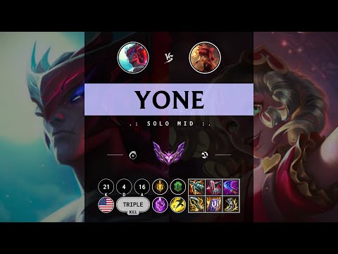 Yone Mid vs Annie - NA Master Patch 14.9