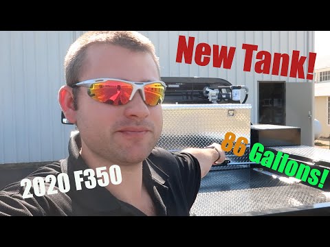 Installing Gravity Fed Fuel Tank on new F350!