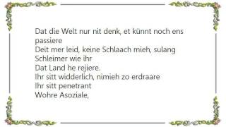 Bap - Widderlich Lyrics