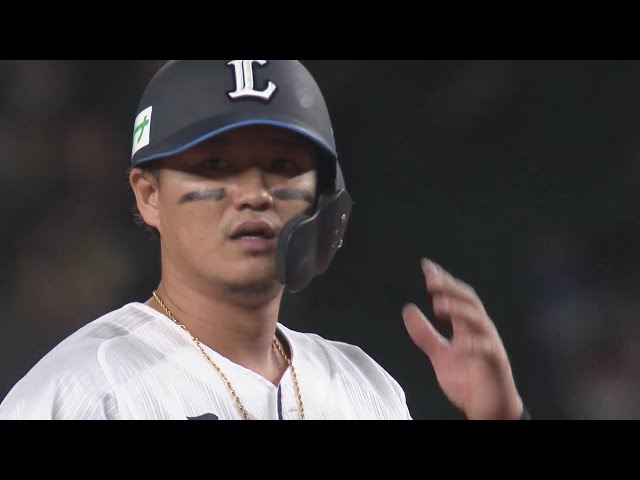 【7回裏】価値ある一打!! ライオンズ・佐藤龍世 均衡を破るタイムリー2ベースヒット!!  2024年4月12日 埼玉西武ライオンズ 対 福岡ソフトバンクホークス