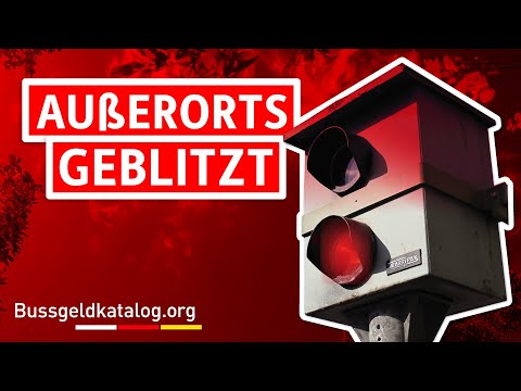 Ihr wurdet außerorts geblitzt? 😱 Mit diesen Bußgeldern müsst ihr rechnen! 💸